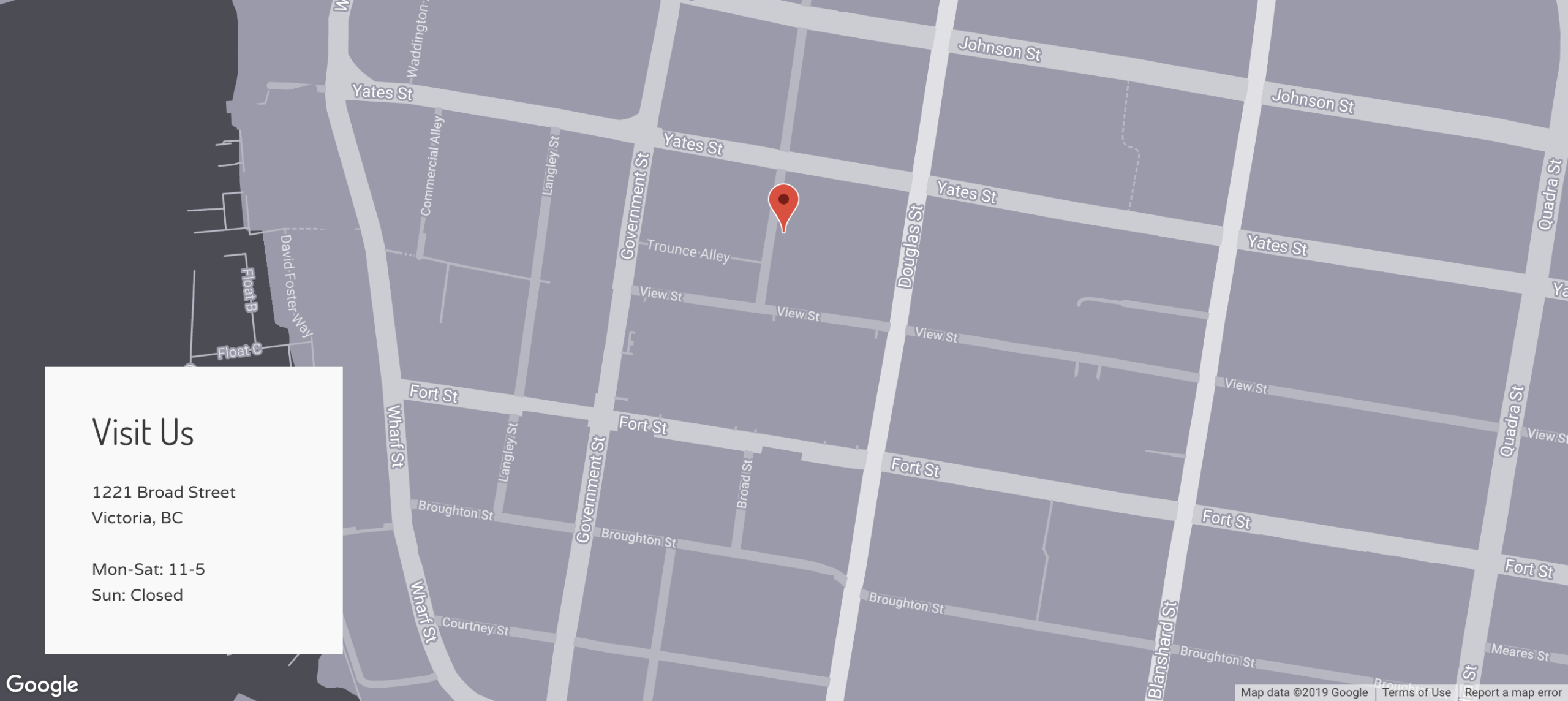 Map in Vogue Organic demo