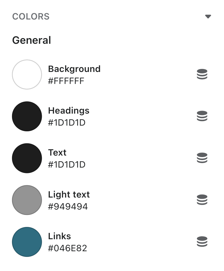 Adjusting theme settings for products in Safa